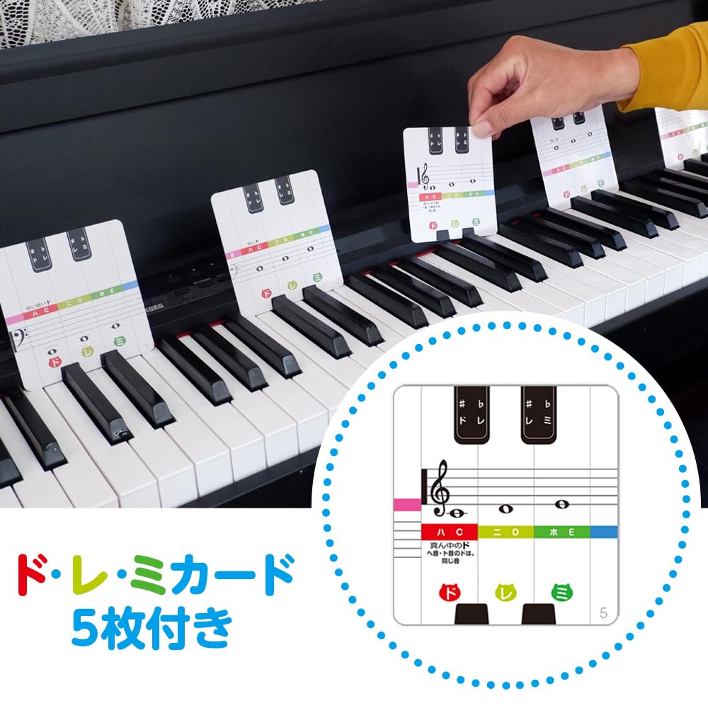 Amazon.co.jp: ドレミ鍵盤カード 4オクターブ / フラッシュカード 31